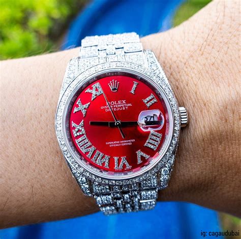 rolex day date red face price|rolex day date diamond price.